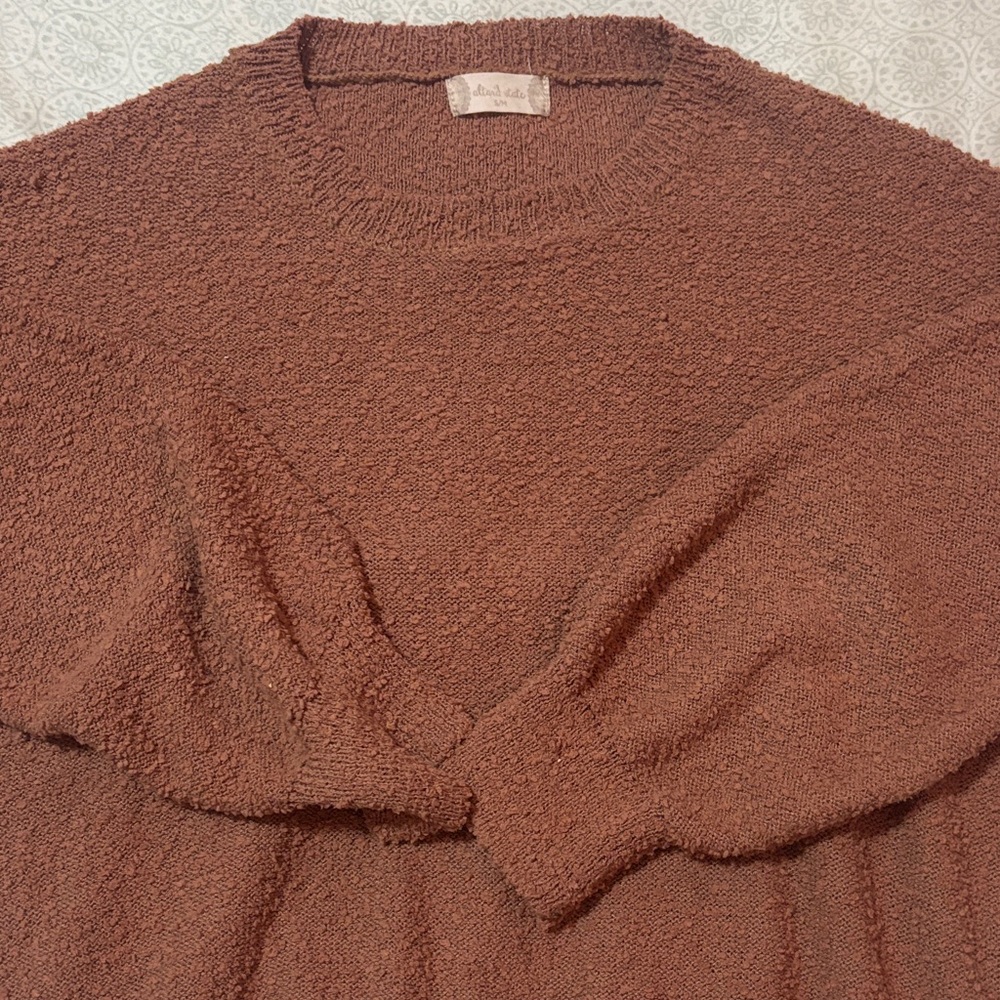 Altar'd State Textured Brown Sweater Size S/M - Picture 7 of 12